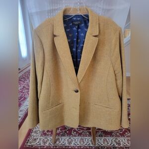 Talbots Women's Mustard Blazer